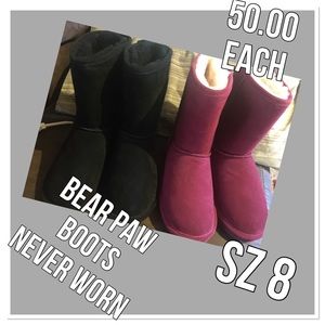 Bear Paw Boots, Never worn